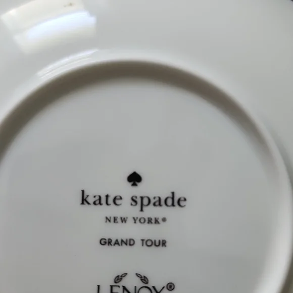 KATE SPADE white Lenox Grand Tour Decorative Plate - Picture 6 of 7
